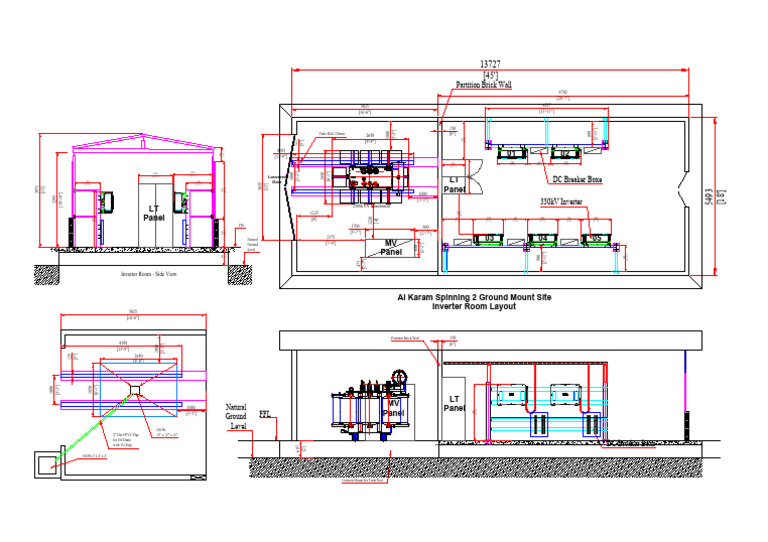 Inverter Room Layout for Oil Pit Design | PDF | Power Engineering ...