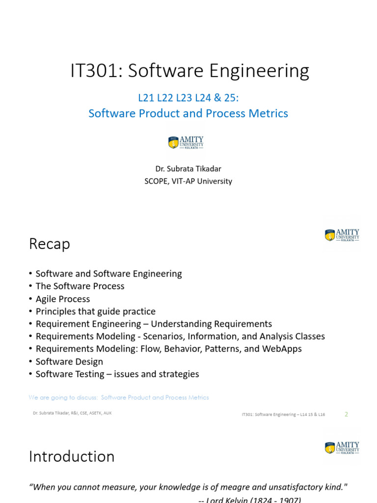 Software Product and Process Metrics | PDF | Software Quality | Usability