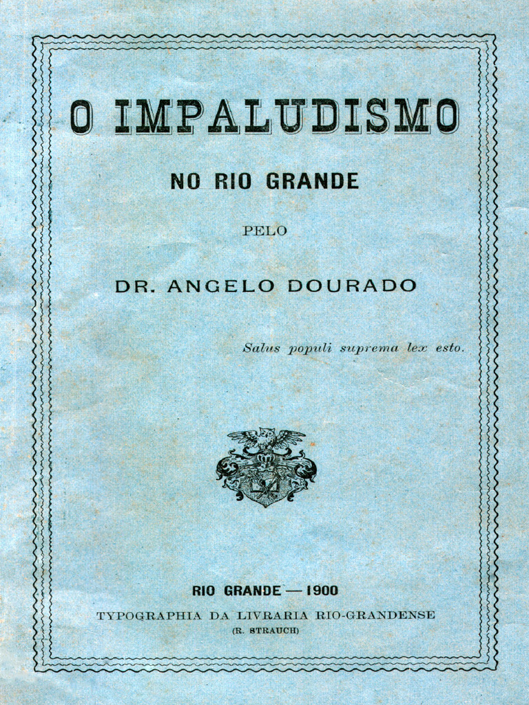 Angelo Dourado - O Impaludismo No Rio Grande | PDF