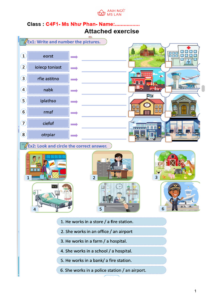 Attached Exercise Grade 4 U2 L3 Pg18 | PDF
