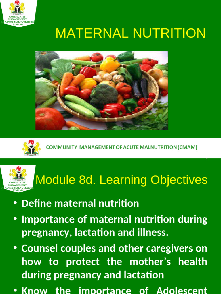 Maternal Nutrition and Health Strategies | PDF | Malnutrition | Pregnancy