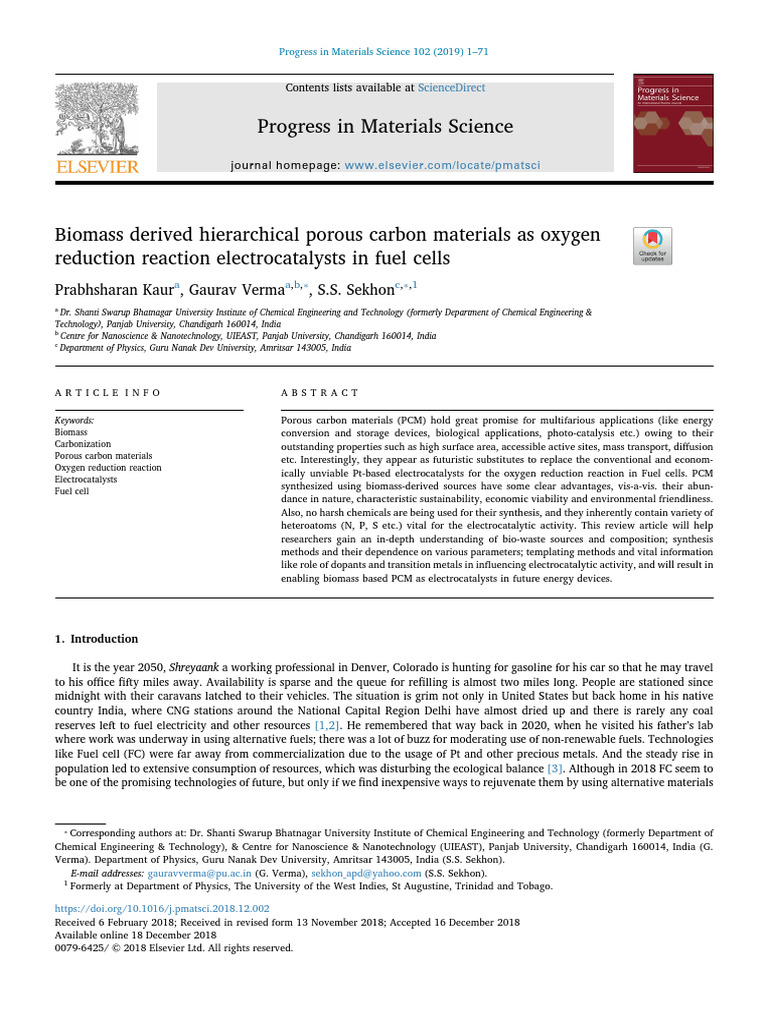Biomass Derived Hierarchical Porous Carbon Materials As Oxygen ...