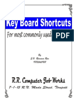 Ramana Keyboard Shortcuts