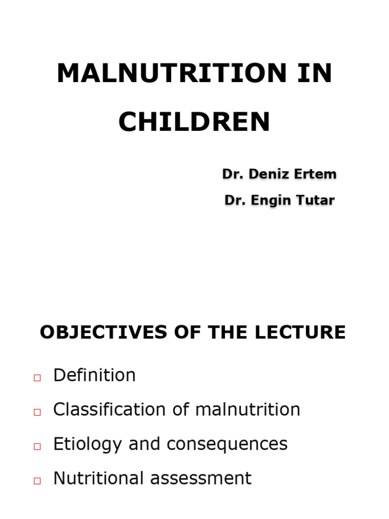 Understanding Child Malnutrition Types | PDF | Malnutrition | Hunger