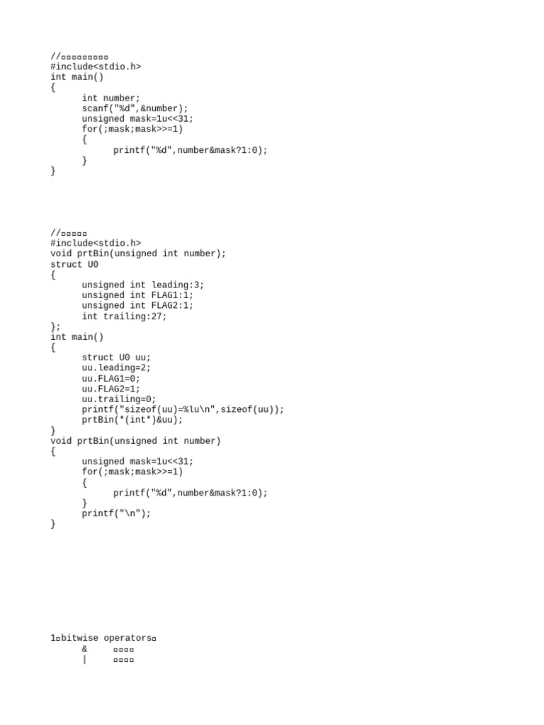 11 Bitwise | PDF