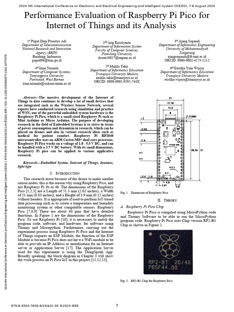 Raspberry Pi Pico IoT Workshop Guide | PDF | Raspberry Pi | Internet Of ...