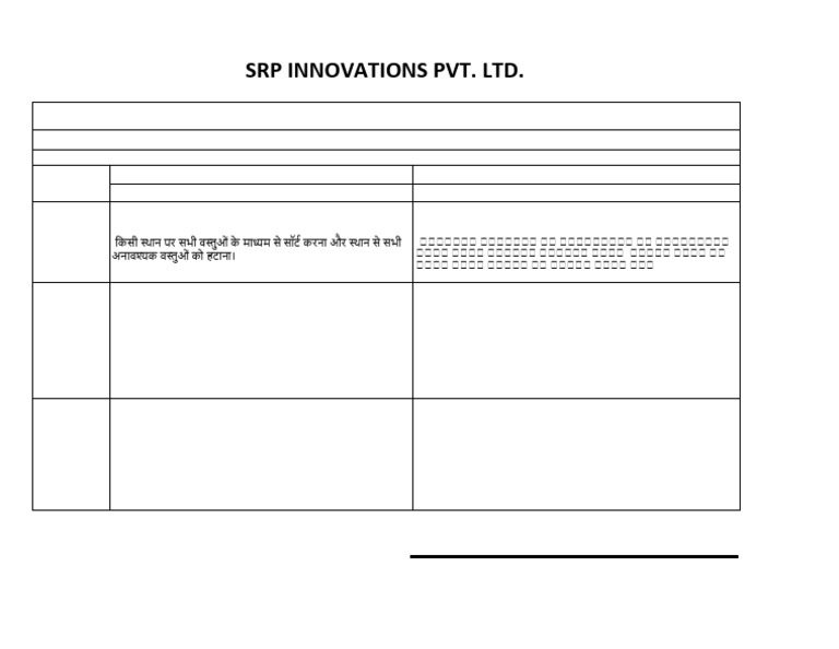 1S & 2S Audit Checklist | PDF