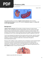 JVP Examination Guide | PDF