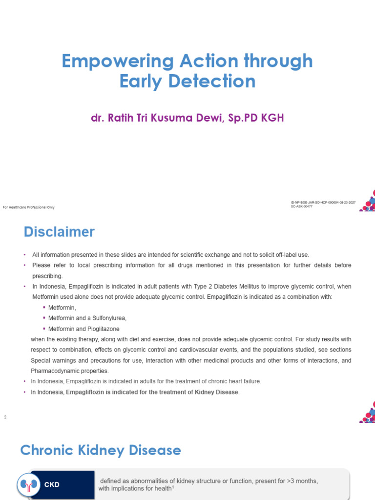Early Detection in Chronic Kidney Disease | PDF | Chronic Kidney ...