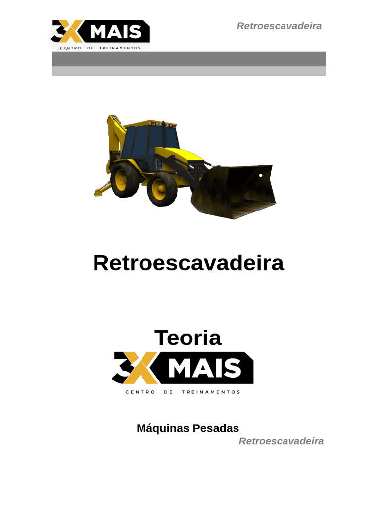 Guia Completo sobre Retroescavadeiras | PDF | Motores | Trator