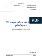 Resum del llibre de Tècniques de les relacion públiques