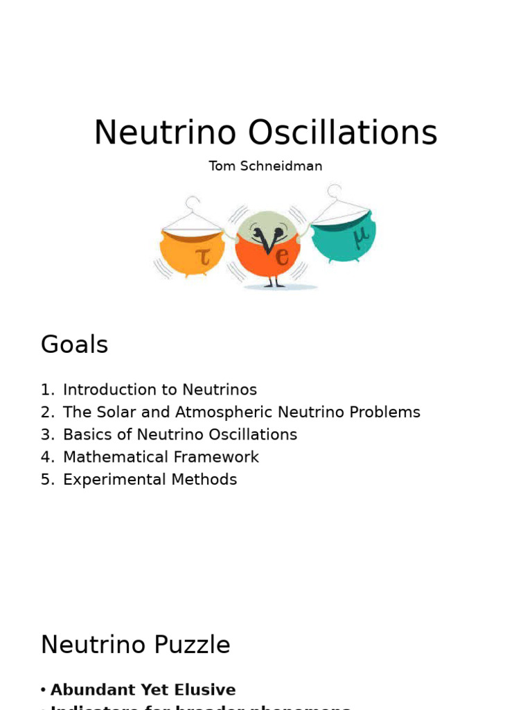 Neutrino Oscillations Explained | PDF | Neutrino | Theoretical Physics