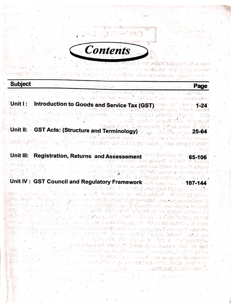GST | PDF