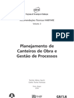 Planejamento de canteiro de obras e gestão de processos