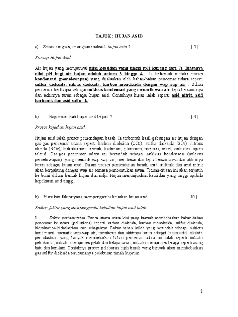 Sistem Atmosfera Pbs 09 Hujan Asid Pdf