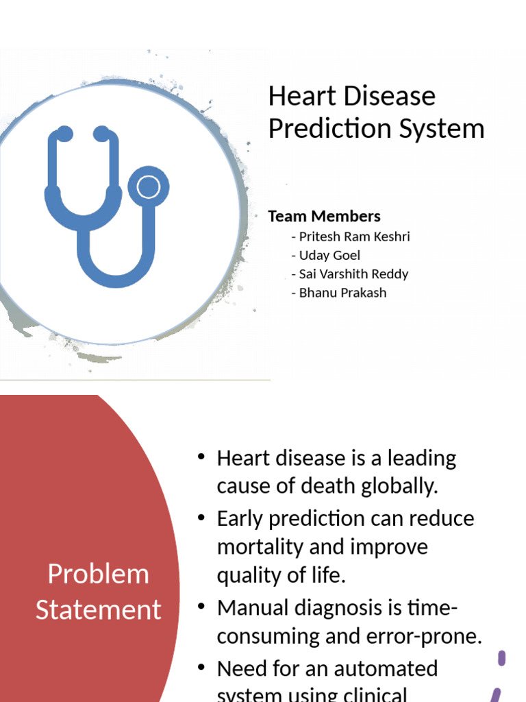 Heart Disease Risk Prediction System | PDF | Artificial Intelligence ...
