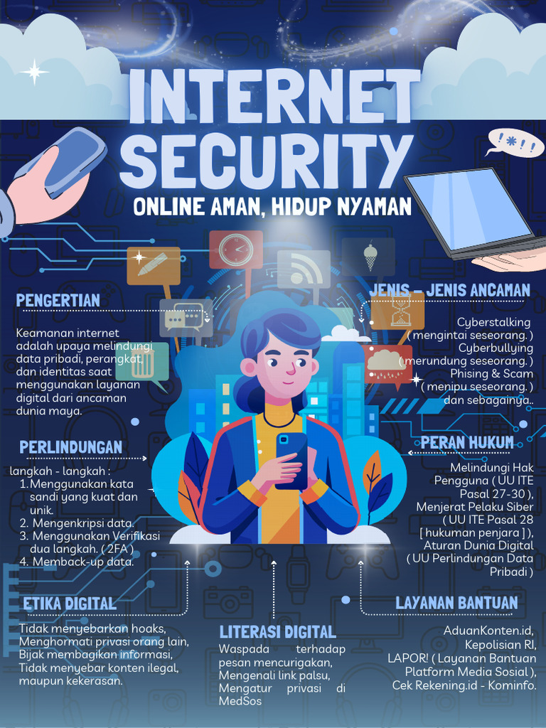 Infografis Internet Security PDF | PDF