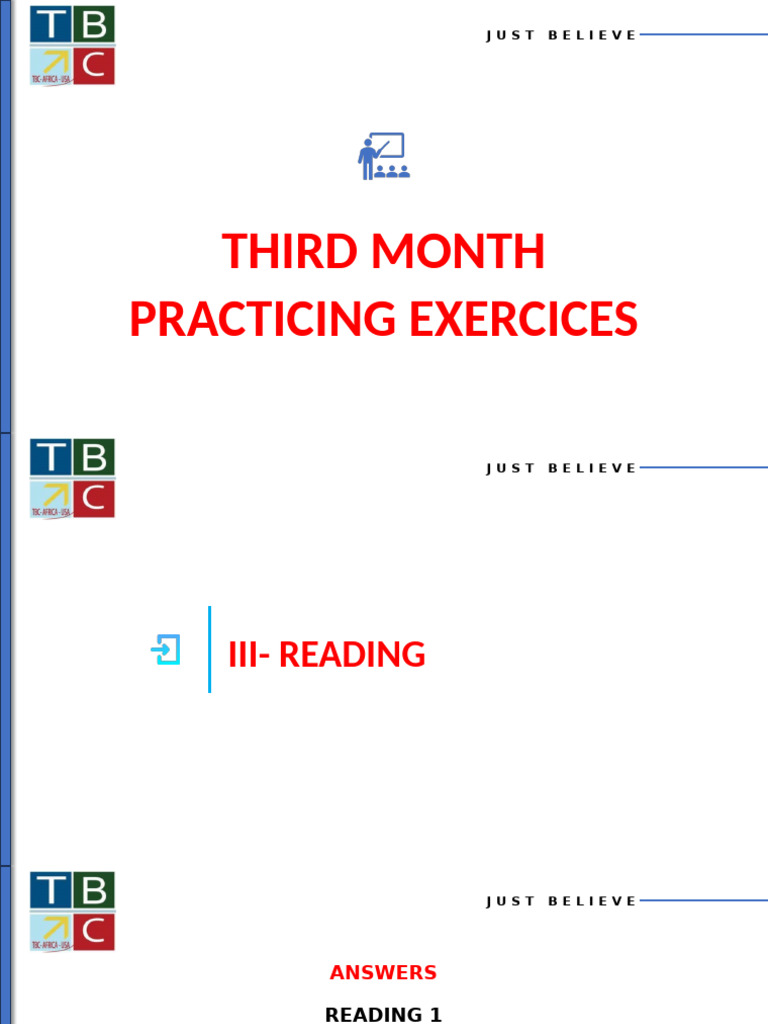 III Reading | PDF