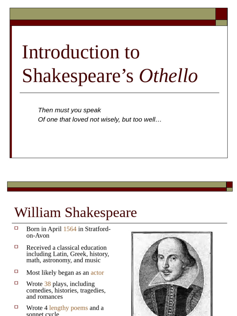 Understanding Othello's Tragic Themes | PDF | Othello | Iago