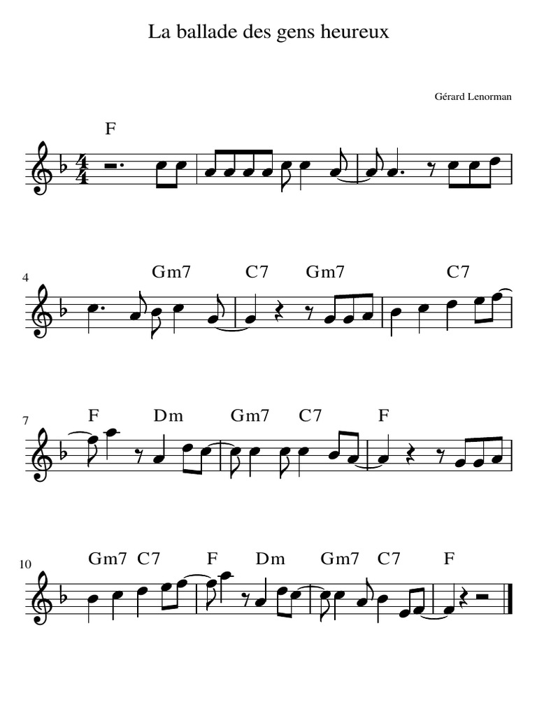 la-ballade-des-gens-heureux-lyrics-pdf