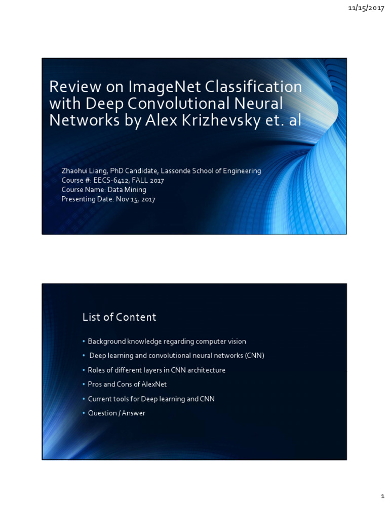 Alex Net Stanley | PDF | Deep Learning | Graphics Processing Unit