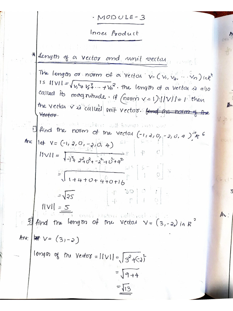 S2maths Module-3 Full Notes | PDF
