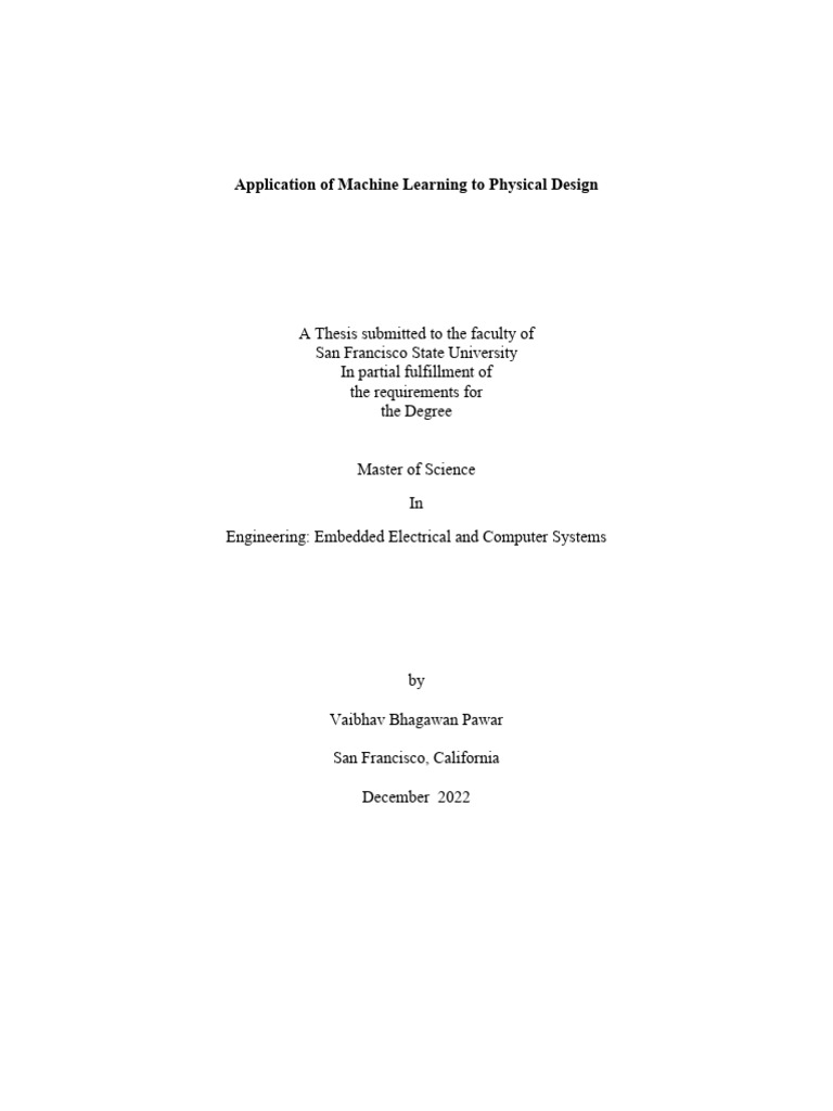 Machine Learning in Physical Design | PDF | Machine Learning ...