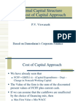 Costofcap Approach