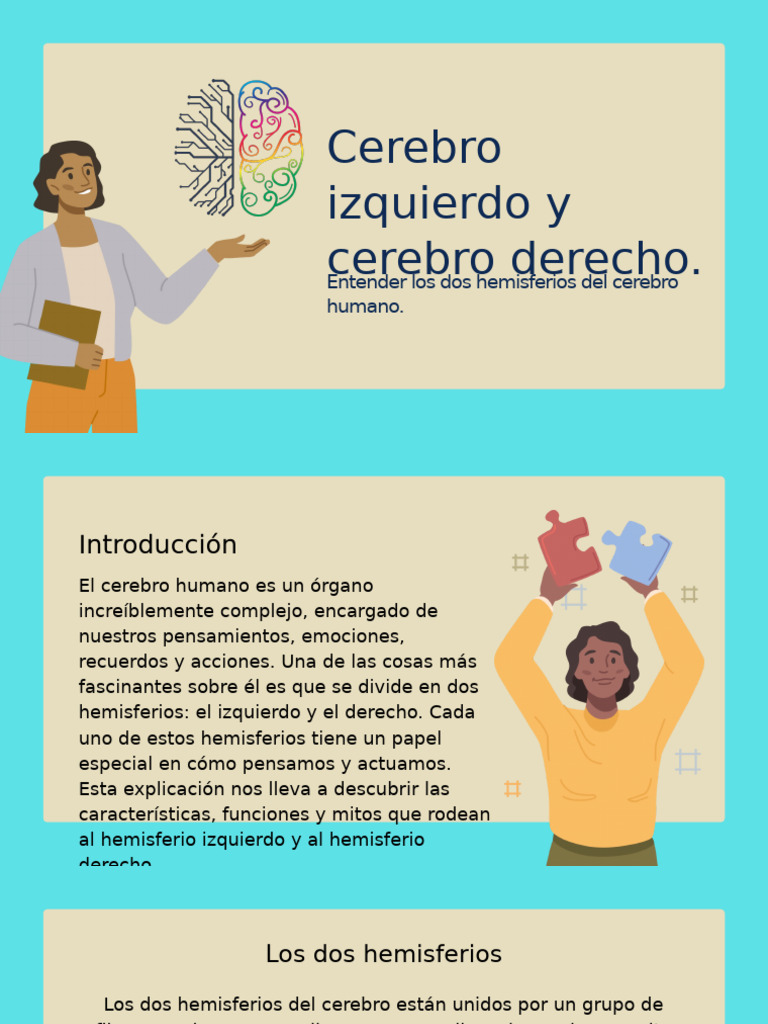Left Brain and Right Brain Education Presentation in Colorful ...