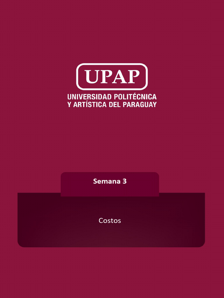 Costos Semana 3 | PDF | Contabilidad | Costo