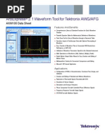 ArbExpress 2.1 Waveform Tool For Tek - AWG-AFG - 76W17871-3