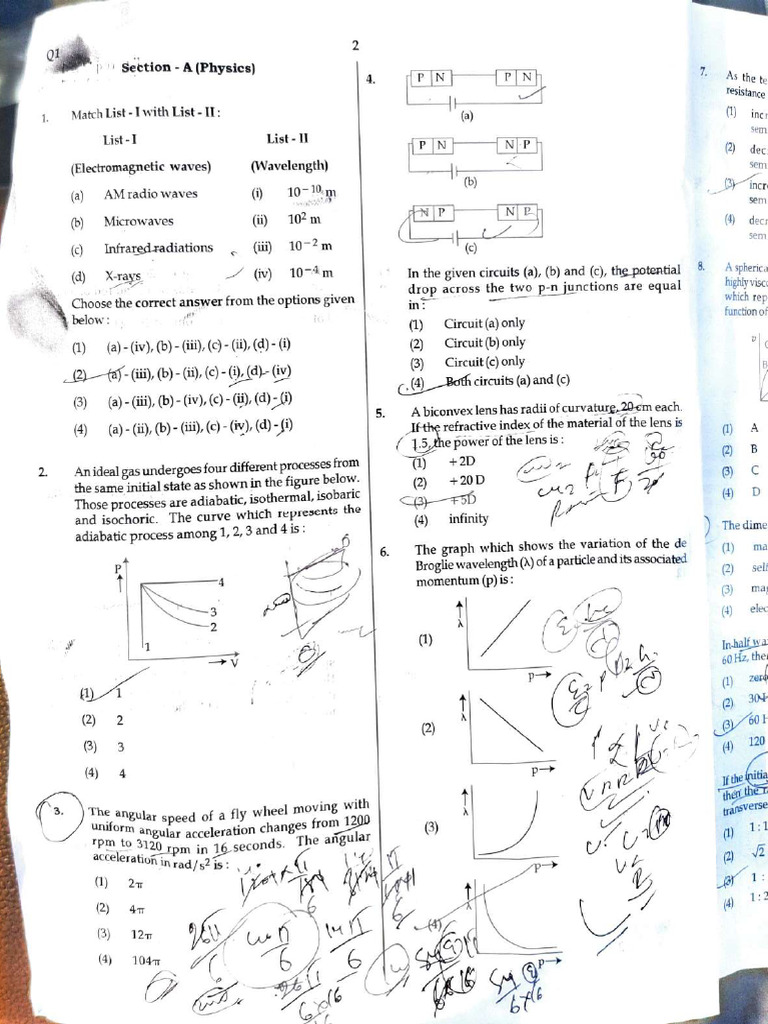Physics Concepts and Problem Solving | PDF | Alternating Current ...