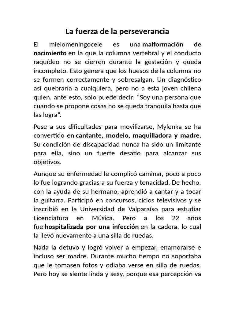 La Fuerza de La Perseverancia | PDF