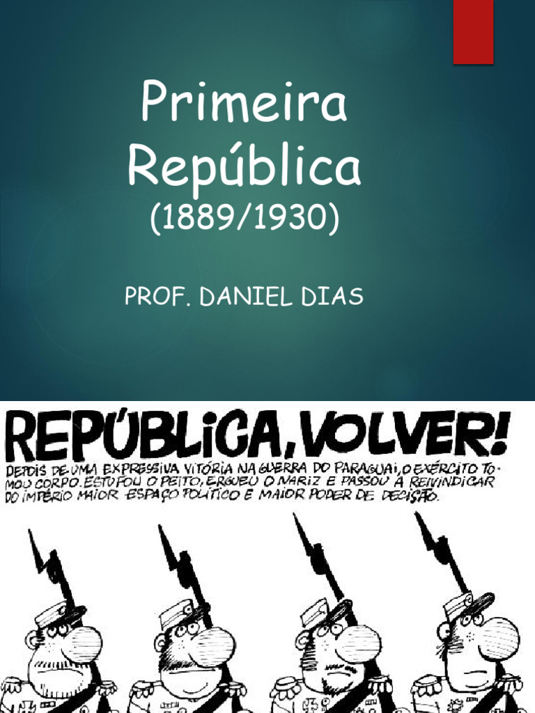 A Primeira República | PDF | Brasil