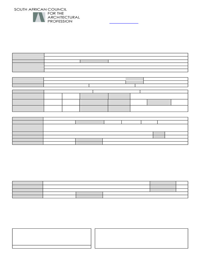 SACAP Architectural Compliance Certificate | PDF