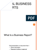 Typicl Business Reports