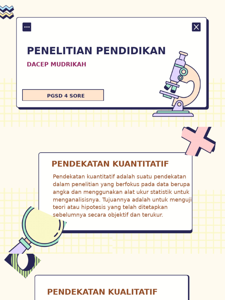 Presentasi Pendidikan Pengertian Dan Langkah Metode Ilmiah Krem Pastel ...