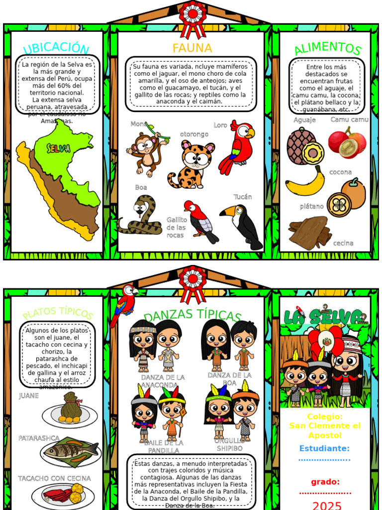 Explorando la Selva Peruana para Niños | PDF