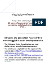 Vocabulary of Work 3