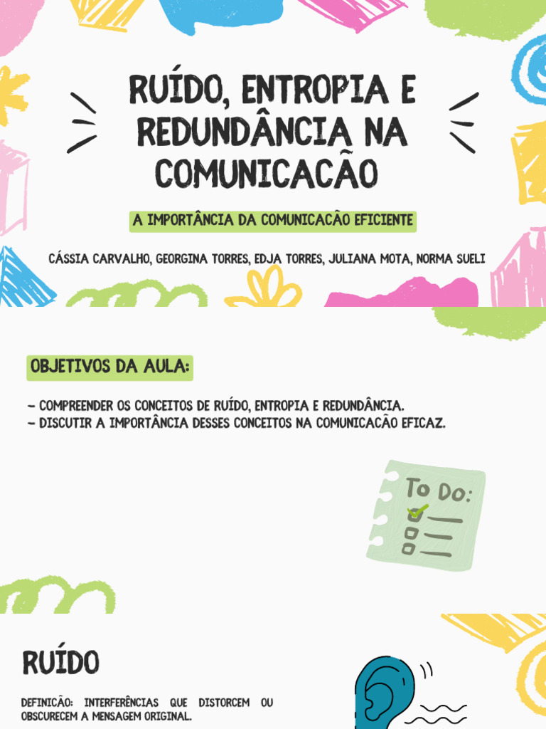 Ruído e Redundância na Comunicação | PDF