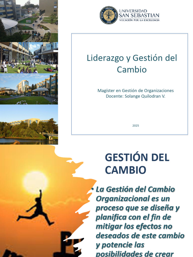 Gestión del Cambio Organizacional | PDF | Liderazgo