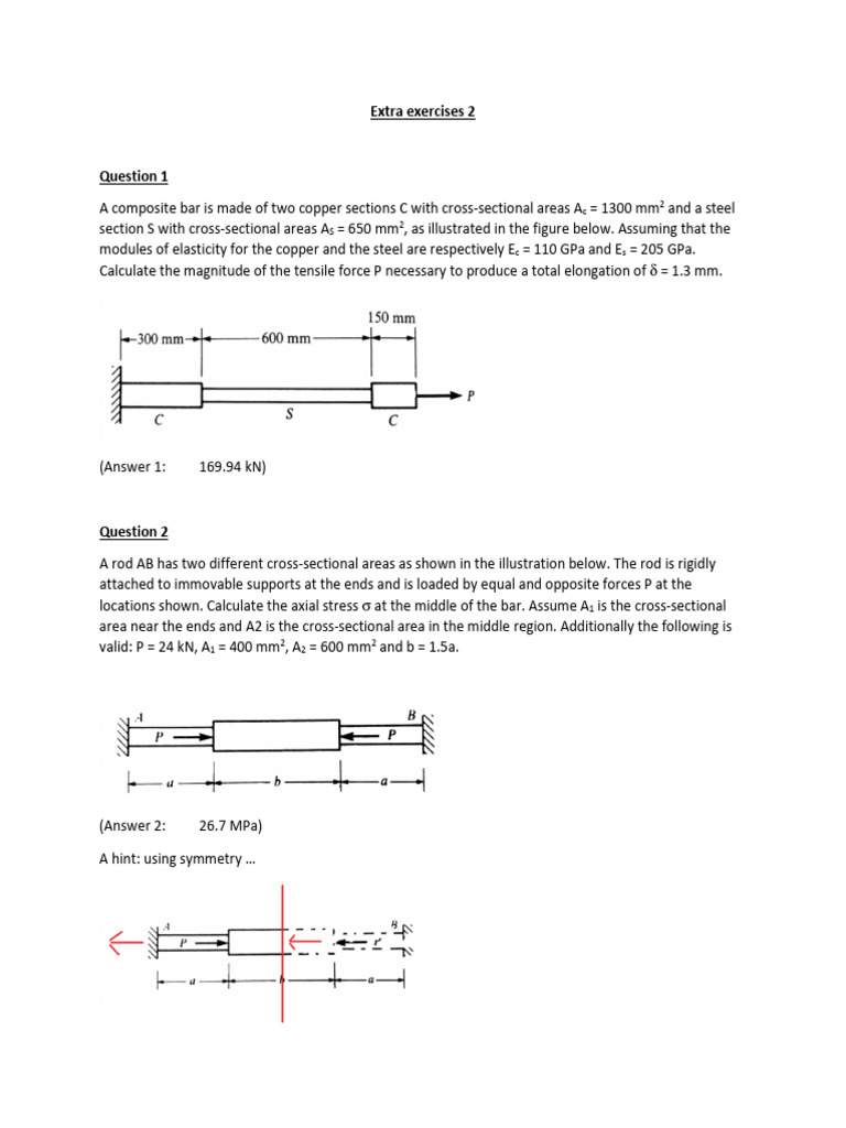 Extra Exercises Set 2 | PDF