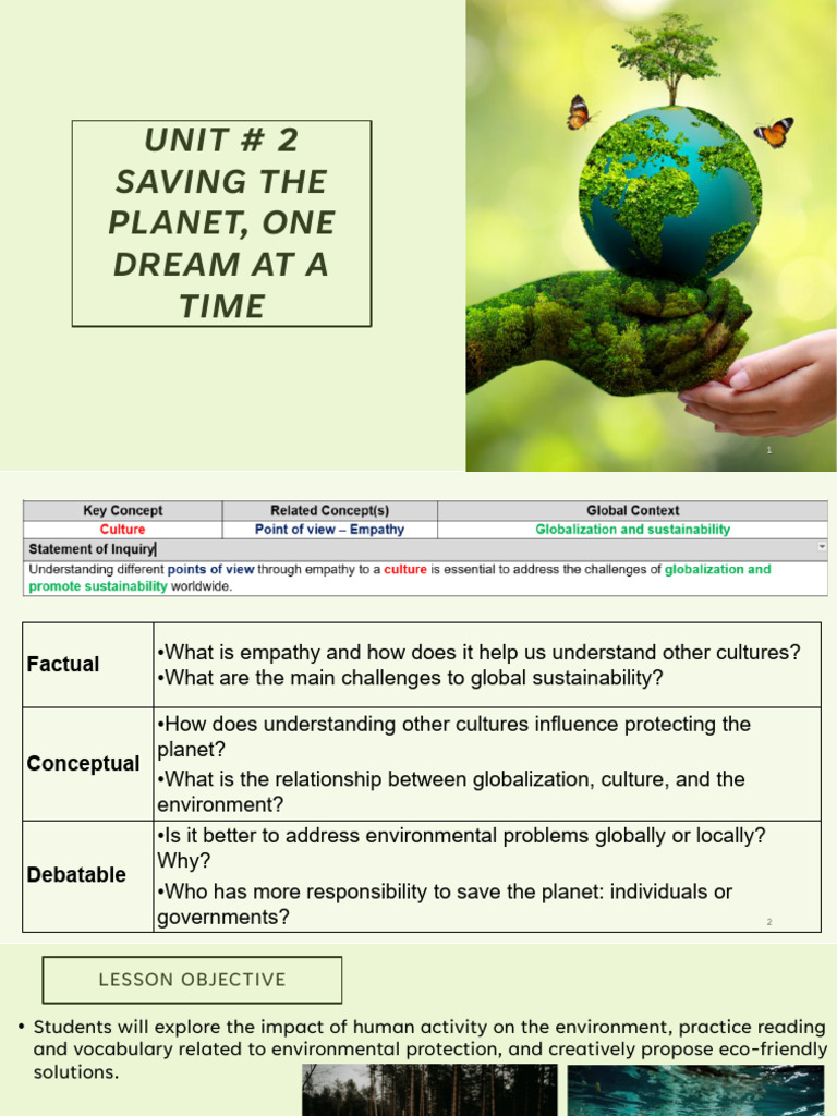 Eco-Friendly Solutions for Sustainability | PDF | Natural Environment ...