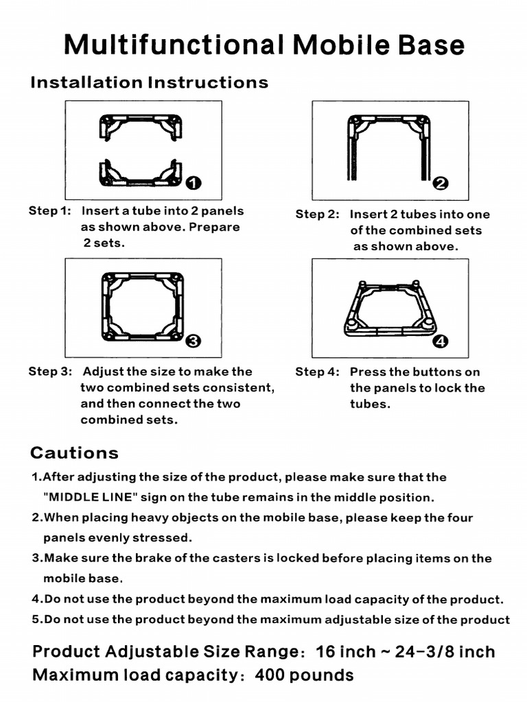 Multifunctional Mobile Base | PDF