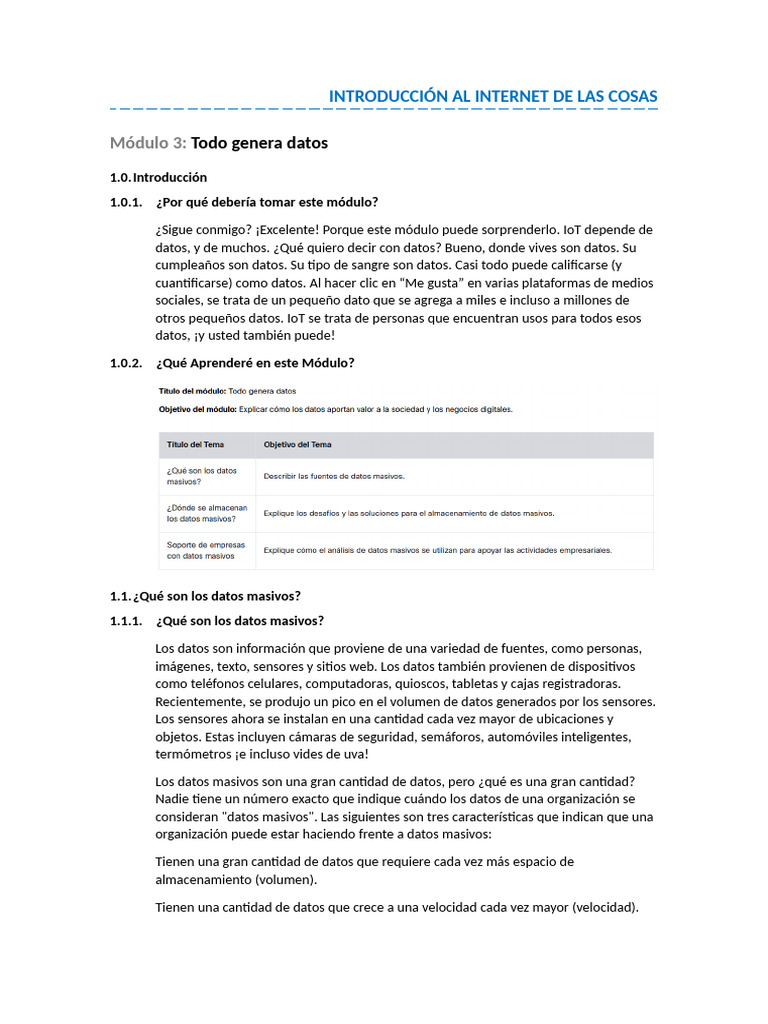 Introducción al Internet de las Cosas y Datos Masivos | PDF | Apache ...