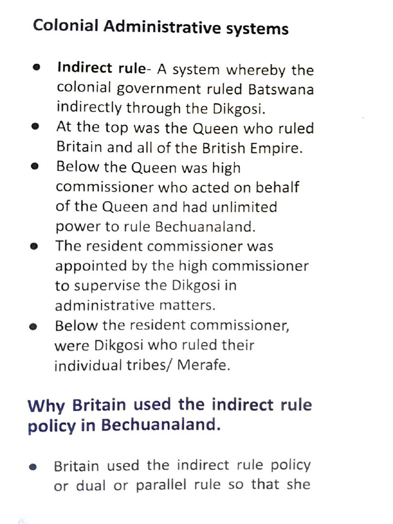British Policy of Indirect Rule | PDF