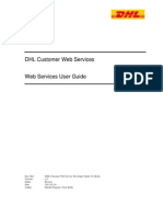 DHL Customer Web Services Guide