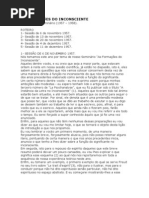 AS FORMAÇÕES DO INCONSCIENTE