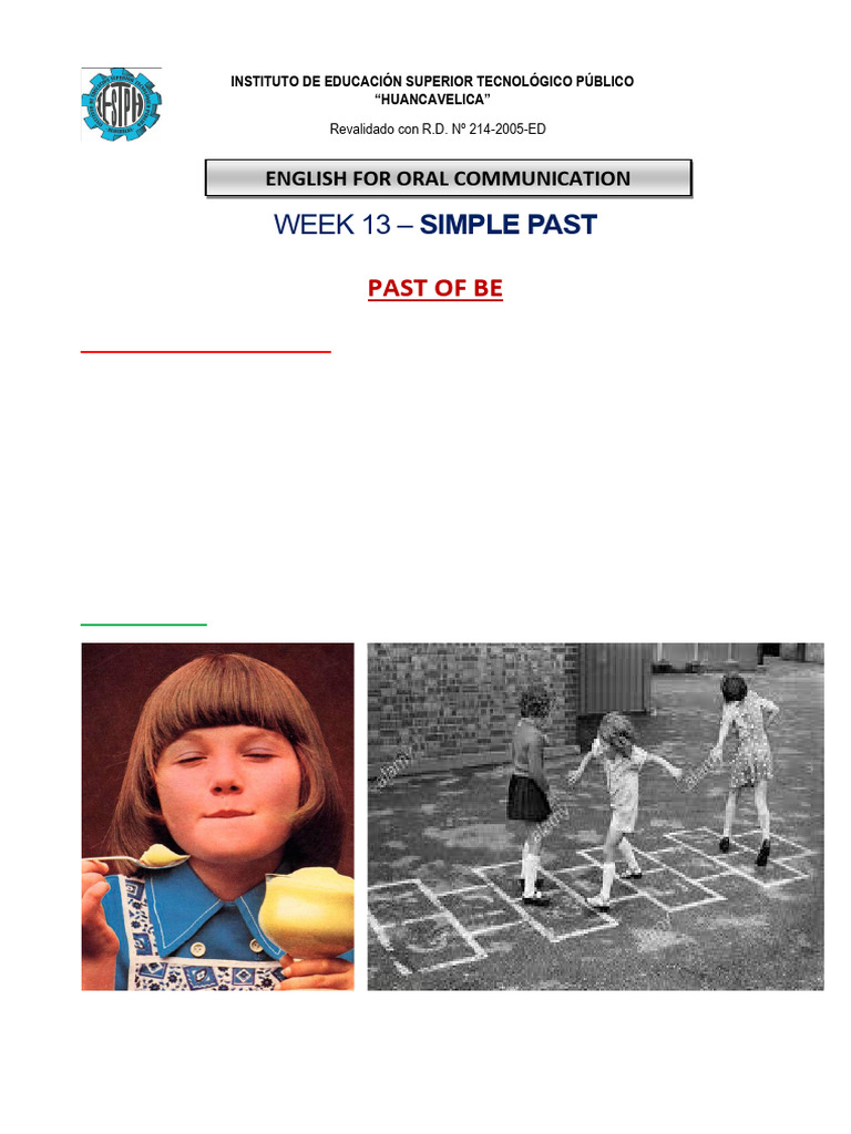 Simple Past Tense: Rules & Examples | PDF