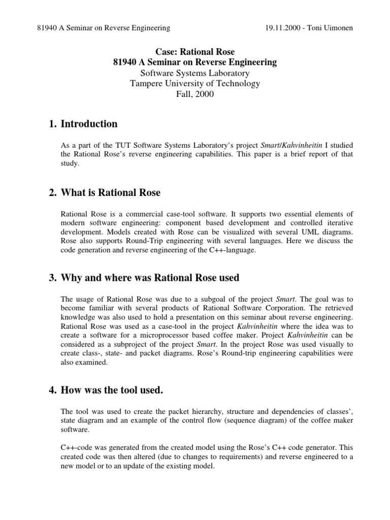 Rational Rose | PDF